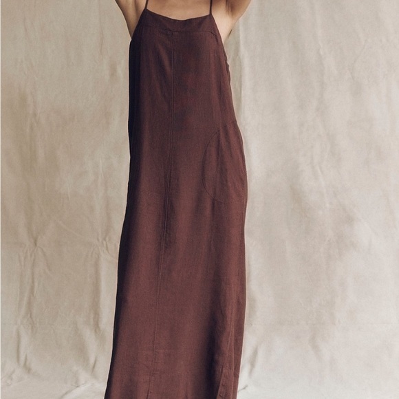 Free People Dresses & Skirts - Free People Aspen Linen Maxi Dress